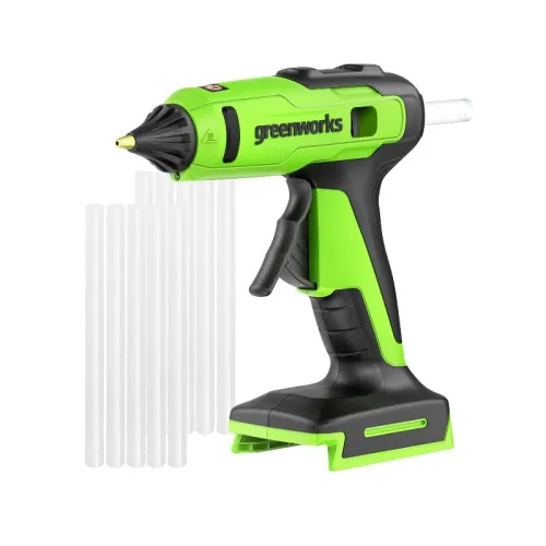 Клеевой пистолет Greenworks G24GLG 24V 3502207 аккумуляторный — детальное фото